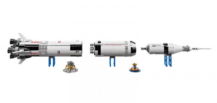 乐高发售其最酷的飞船模型：阿波罗土星V