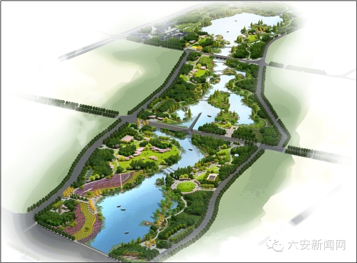 六安投资1.8亿元南湖湿地公园，即将开放