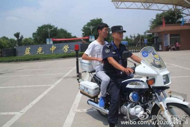 6月8日政法微博中的渭南公安干警（组图）