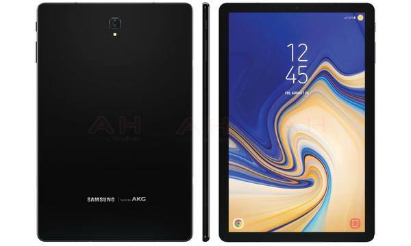 三星 Galaxy Tab S4 平板电脑外型曝出：正脸无按键，外框更窄