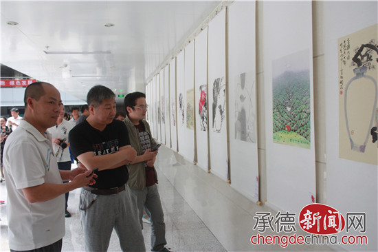 “翰墨丹青紫塞情”承德市庆祝中国共产党成立95周年书法美术作品展开展