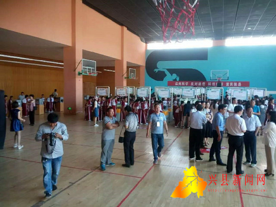 中国流动科技馆山西兴县巡展启动仪式在120师学校举行