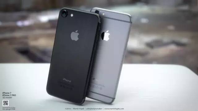 最潮的色调！ iPhone 7外太空灰黑色款超清3D渲染图组曝出