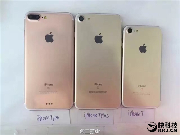 灰黑色亮相！iPhone 7/7 Plus/7 Pro大量内情