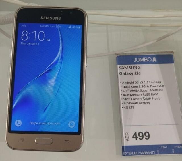 2016款三星Galaxy J1發(fā)售市場價約893元