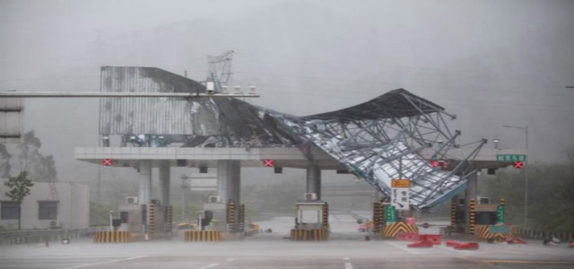最强台风山竹已致2死数百伤，现已进入广西，两广海南有特大暴雨