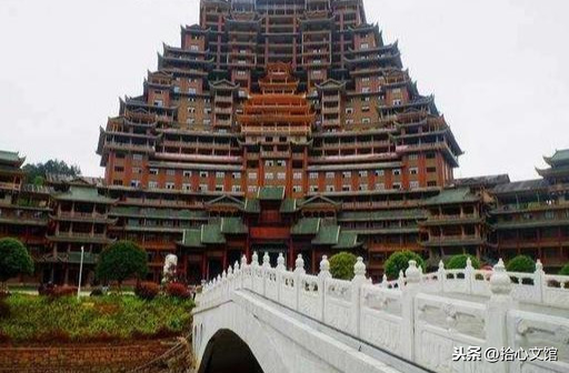 中国最牛建筑-贵州独山水司楼，高达99.9米，也是世界上最大的“水族建筑”