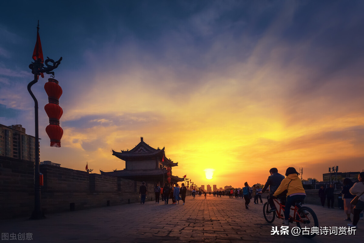 Li Shangyin's classic sunset poem, with just 20 words, is fascinatingly beautiful