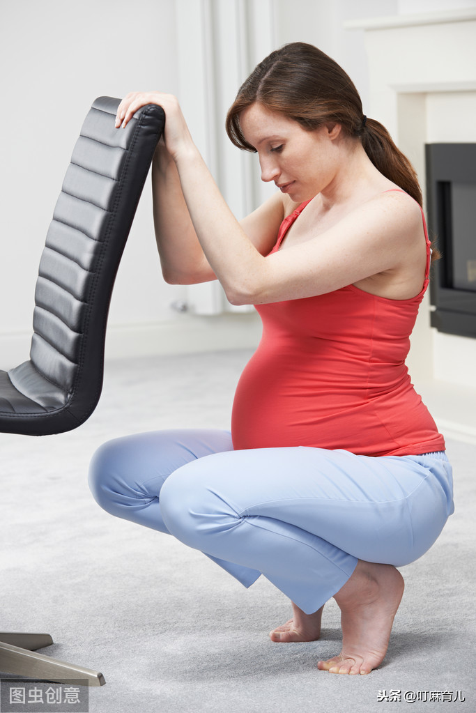 孕妇催产下蹲正确图图片