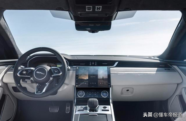 新车 | 捷豹XF中期改款官图公布，取消换挡旋钮外观更年轻