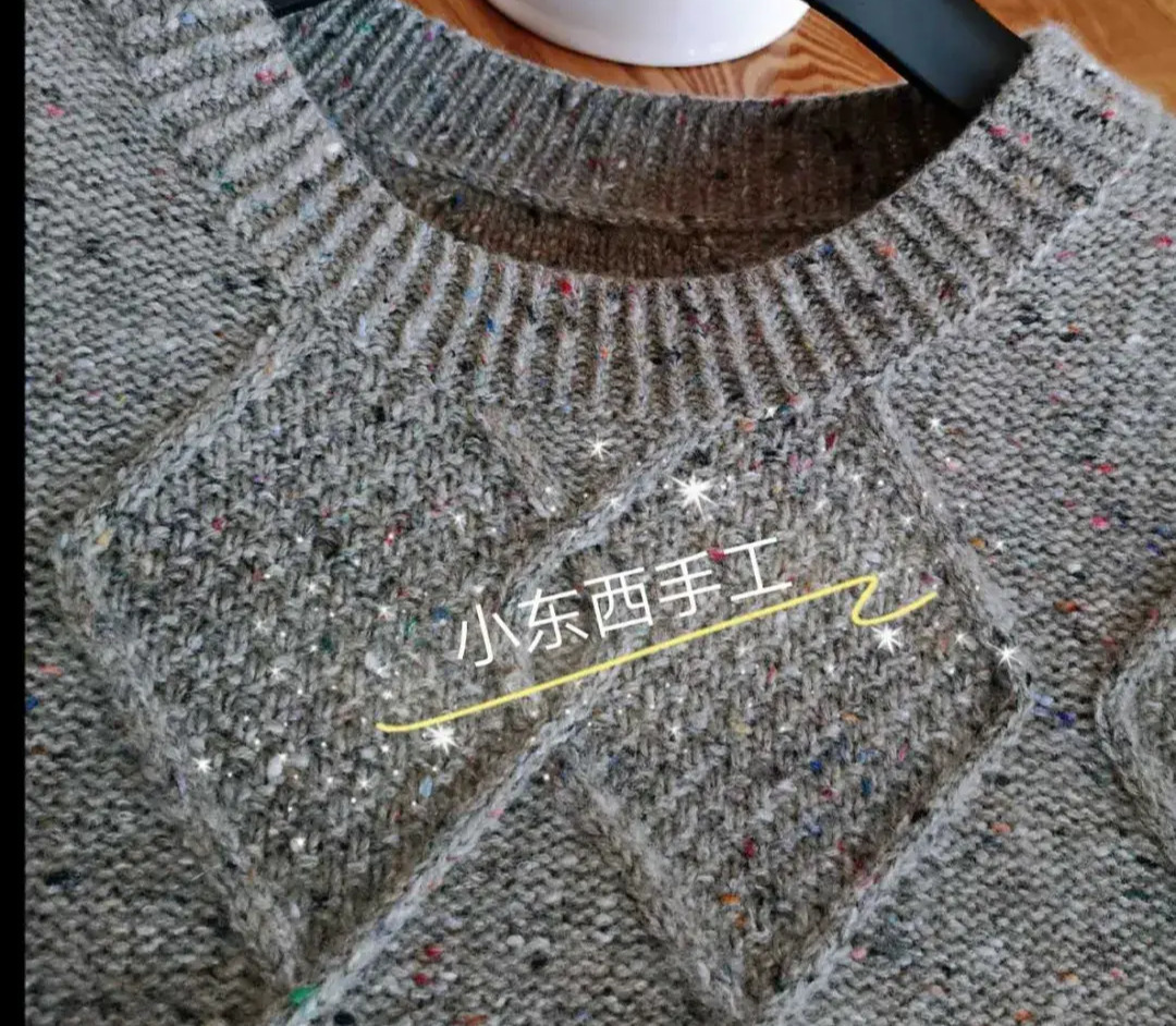 秋冬毛衣织起来，百搭的圆领套头女士毛衣，附详细编织教程