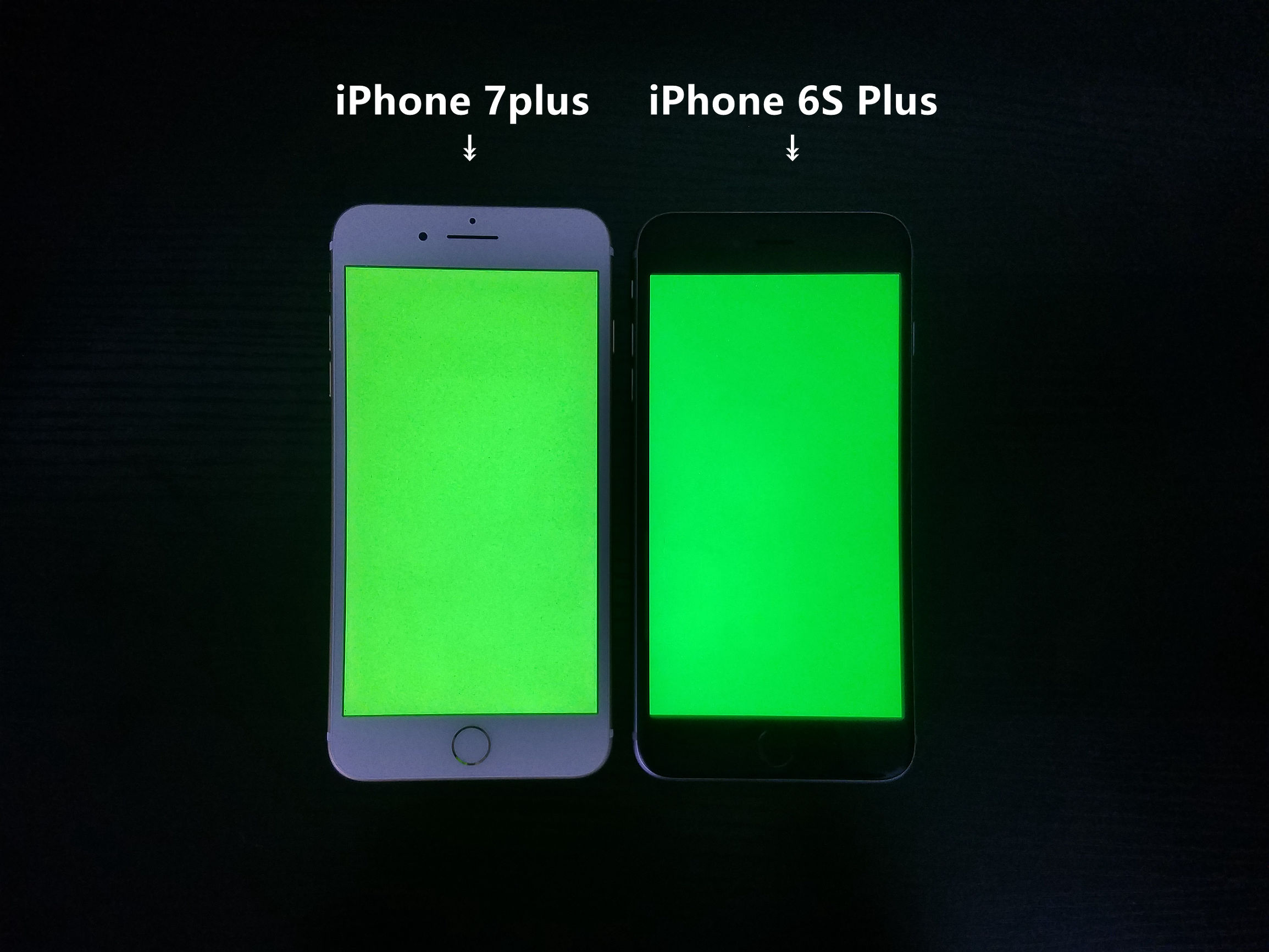 苹果7plus和6splus对比，苹果7plus和6splus屏幕显示对比？