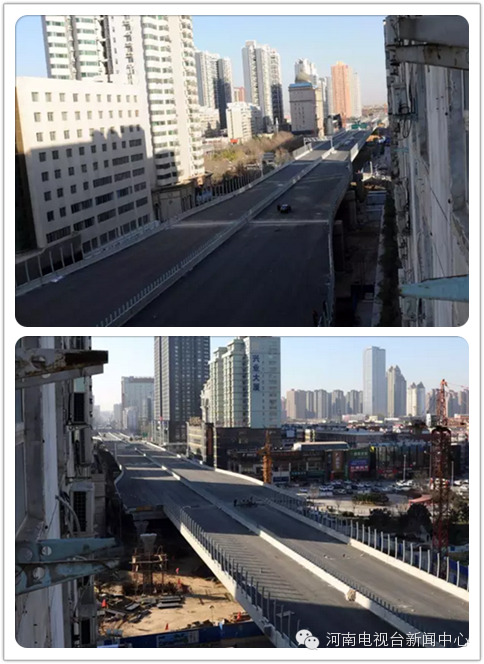 明天郑州的路可能更好走了 农业路高架部分和B5路试通车