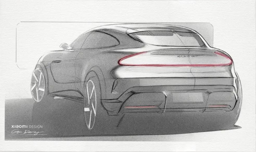 Yu7 Rear Design Xiaomi Motors releases YU7 design manuscript, continuation and ...