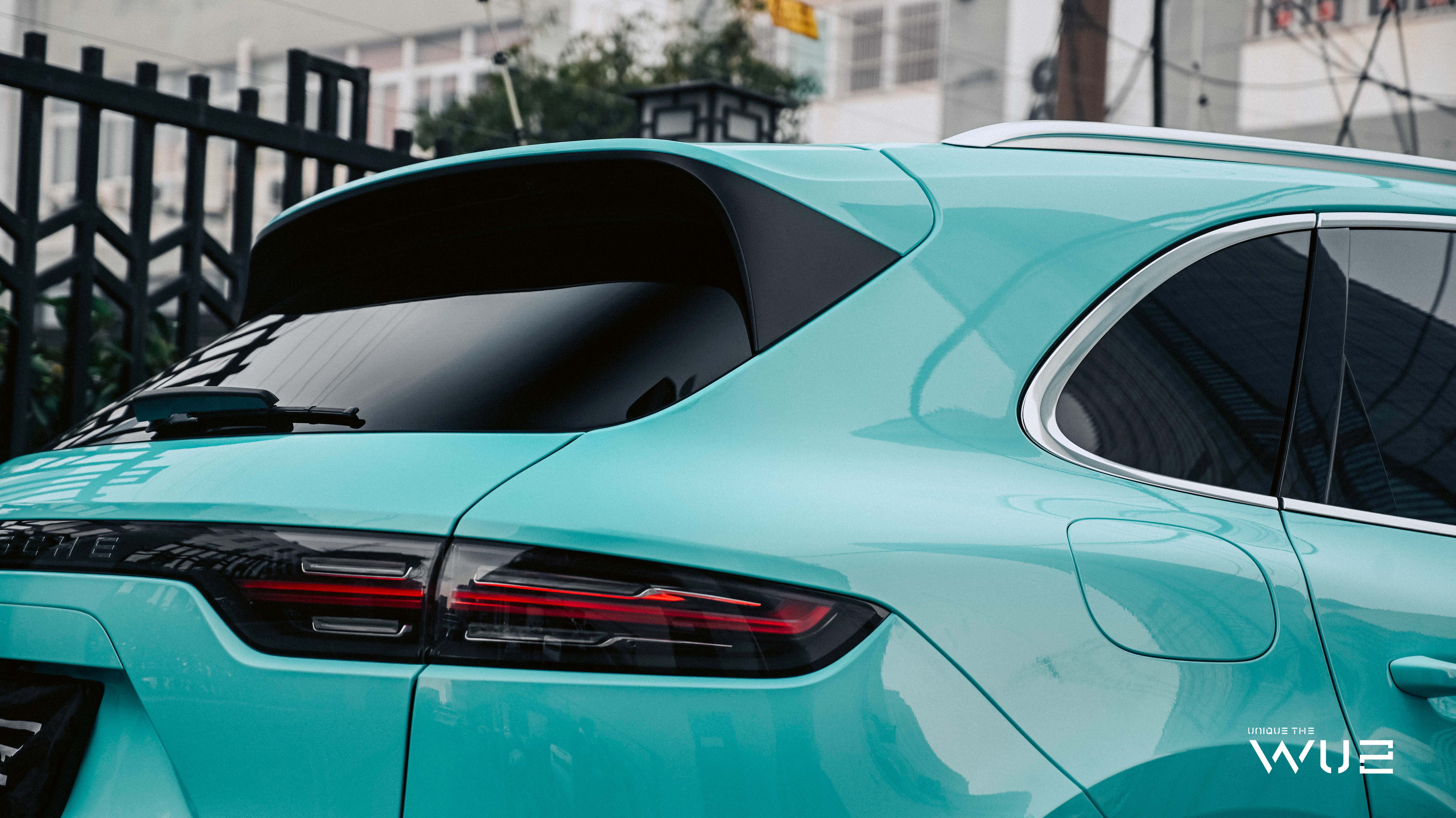 Porsche Cayenne Color Change Tiffany Blue iMedia