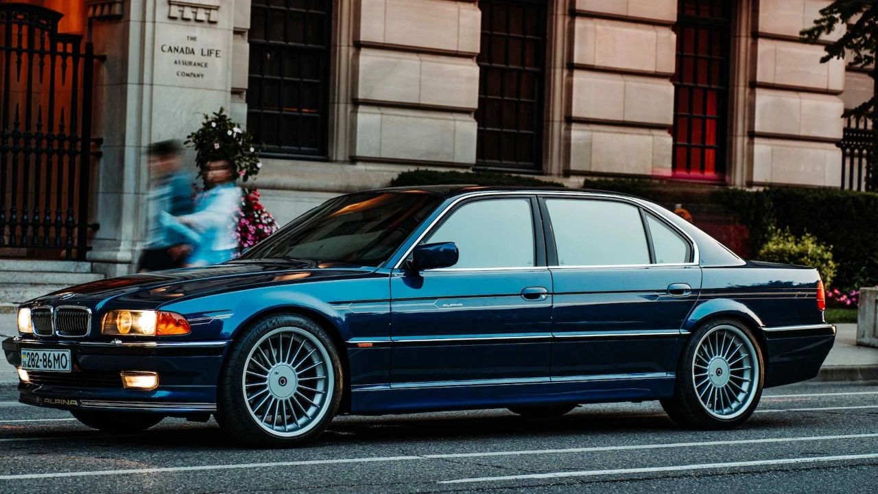 90年代宝马颜值巅峰 1998年E38 Alpina B12 5.7