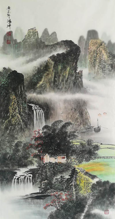 传统中国书画的耕耘者——肖洪周