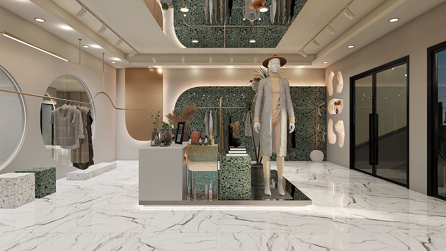 Boutique clothing store design renderings - iNEWS