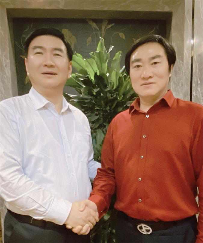 著名国画家王余根先生一行在北京进行文化艺术交流