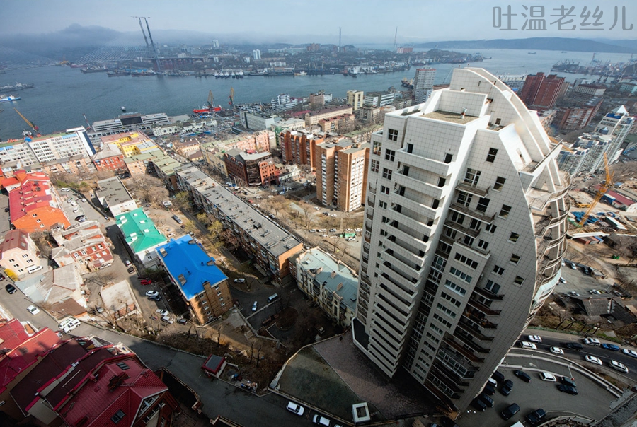 鸟瞰海参崴，远东“风水宝地”，可惜清朝弄丢了