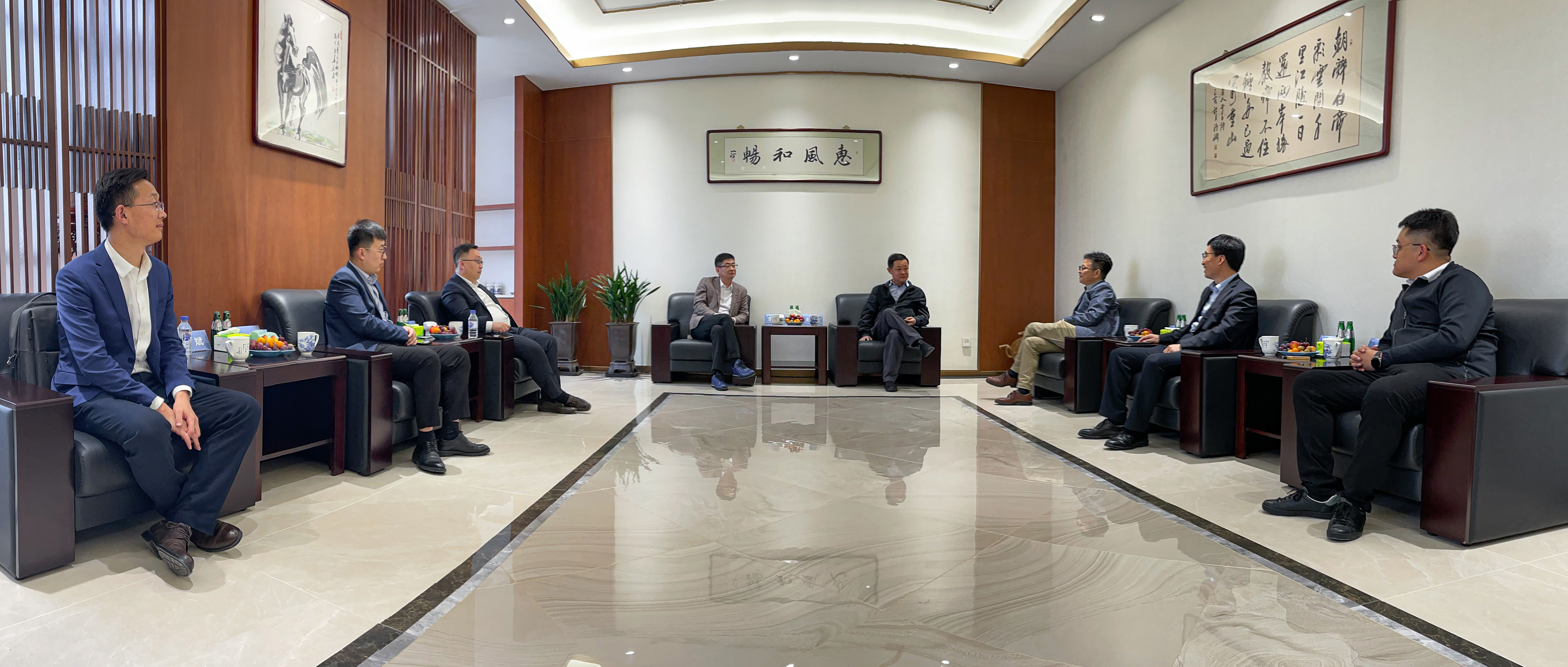 深化合作！居然之家执行总裁王宁一行到访惠达卫浴总部