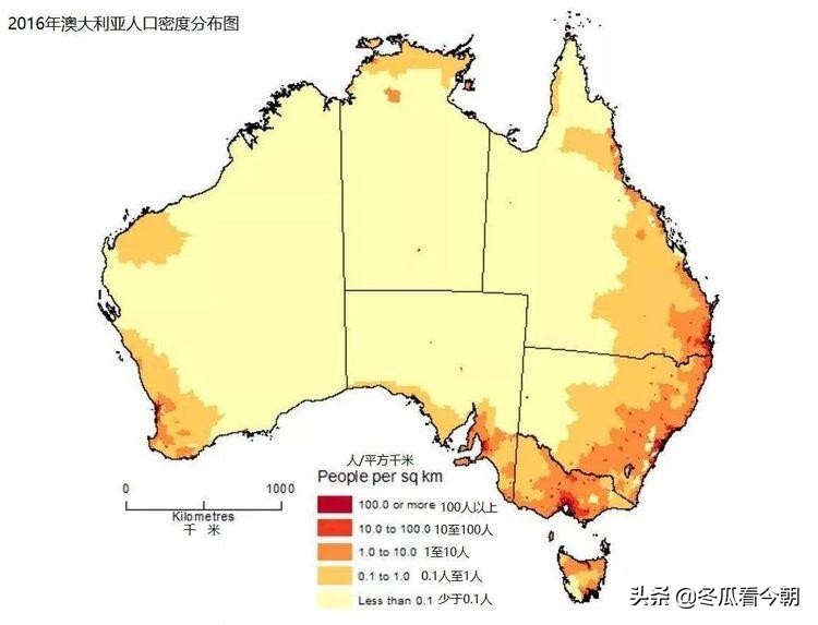 澳大利亚的国土面积排在全球第六位，为什么人口数量却这么少呢？