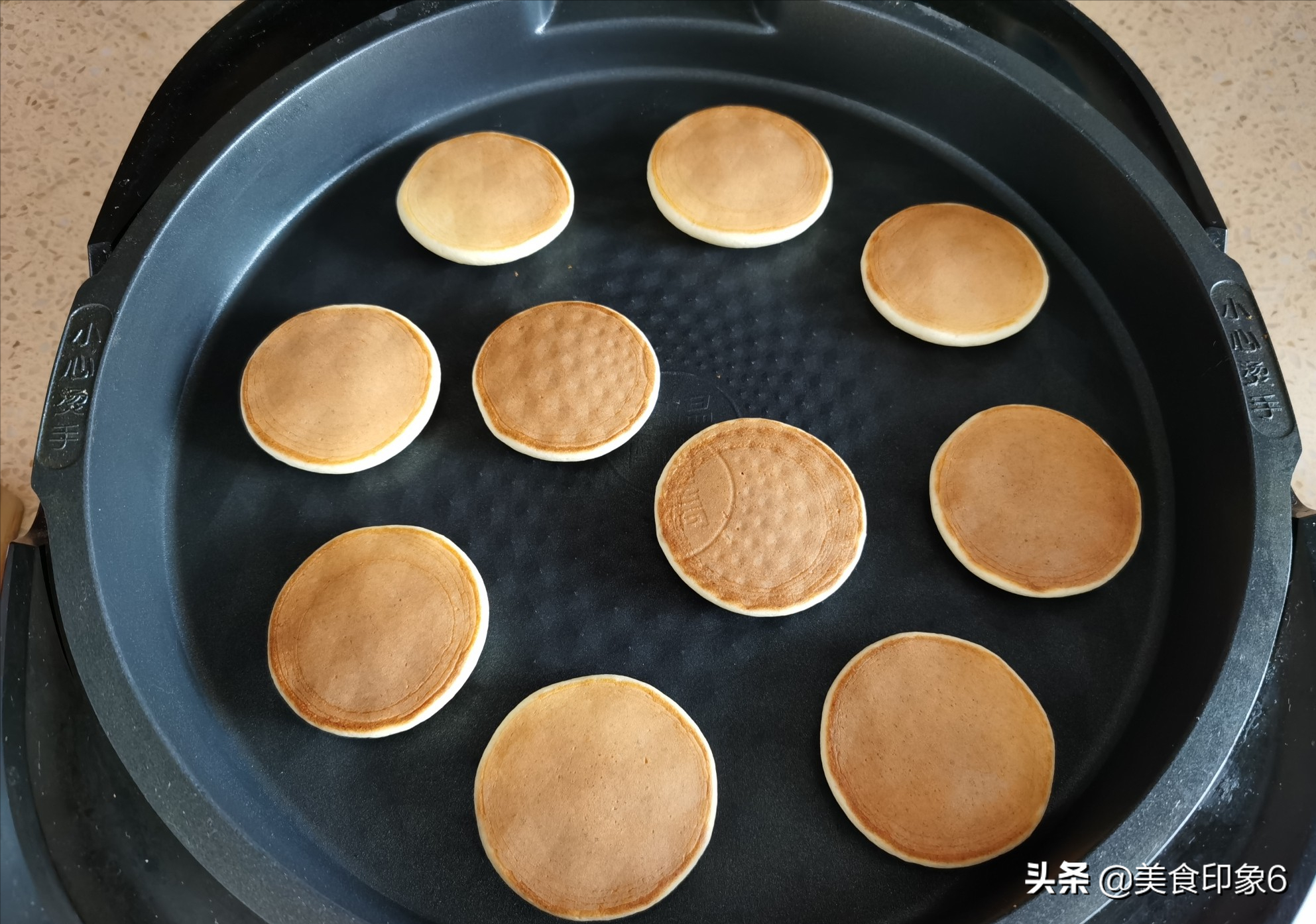 孩子們最愛的銅鑼燒，在家做簡單實惠，低脂零添加，好吃極了