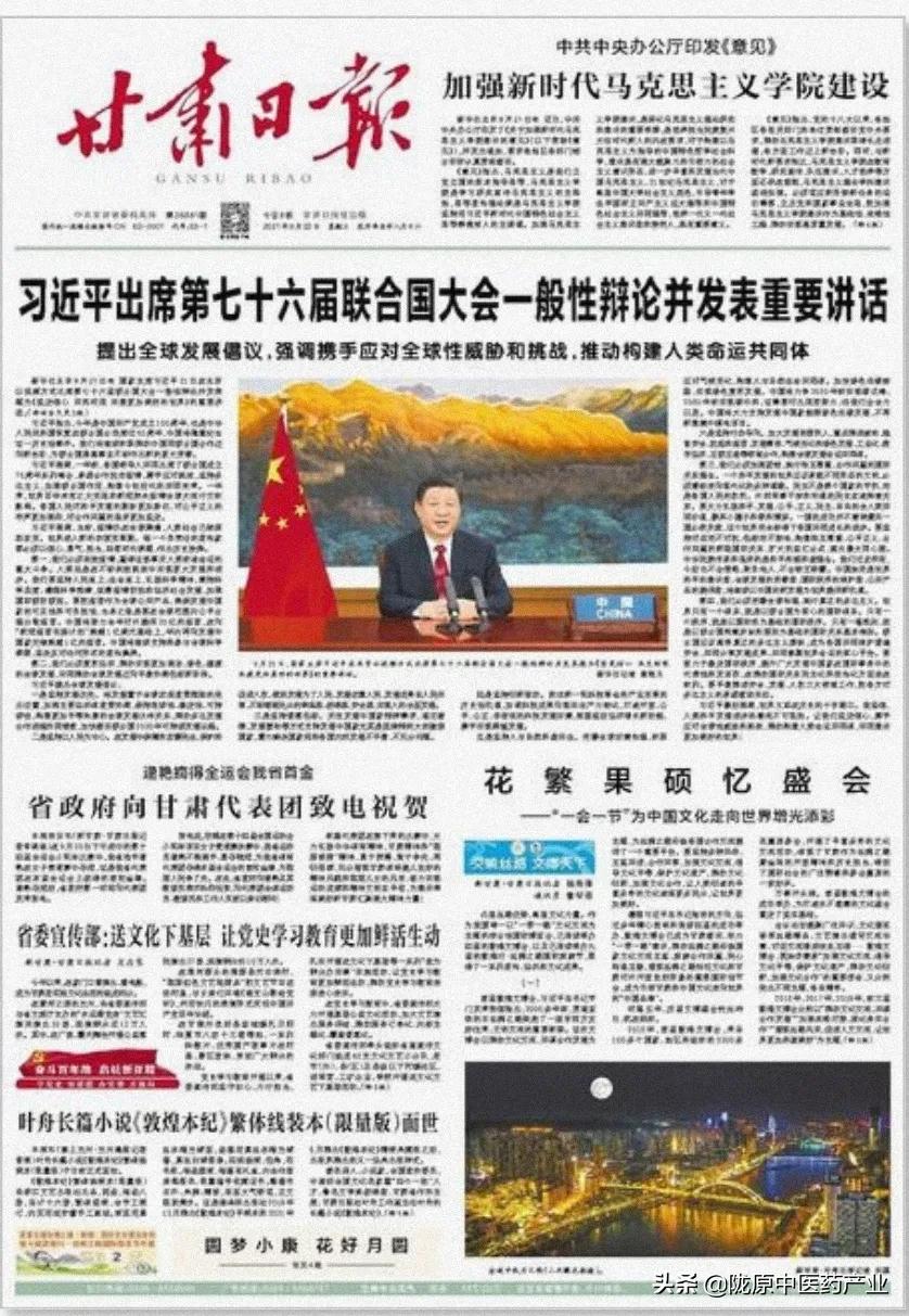 陇西中医药产业驶入“快车道”