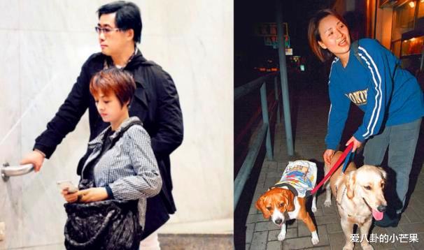 叶子楣近况同居20年男友去世后，独自遛狗鞋还穿