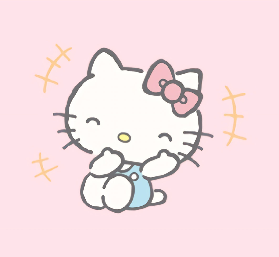hello kitty图片唯美好看头像,凯蒂猫和小泰迪熊卡通头像图片