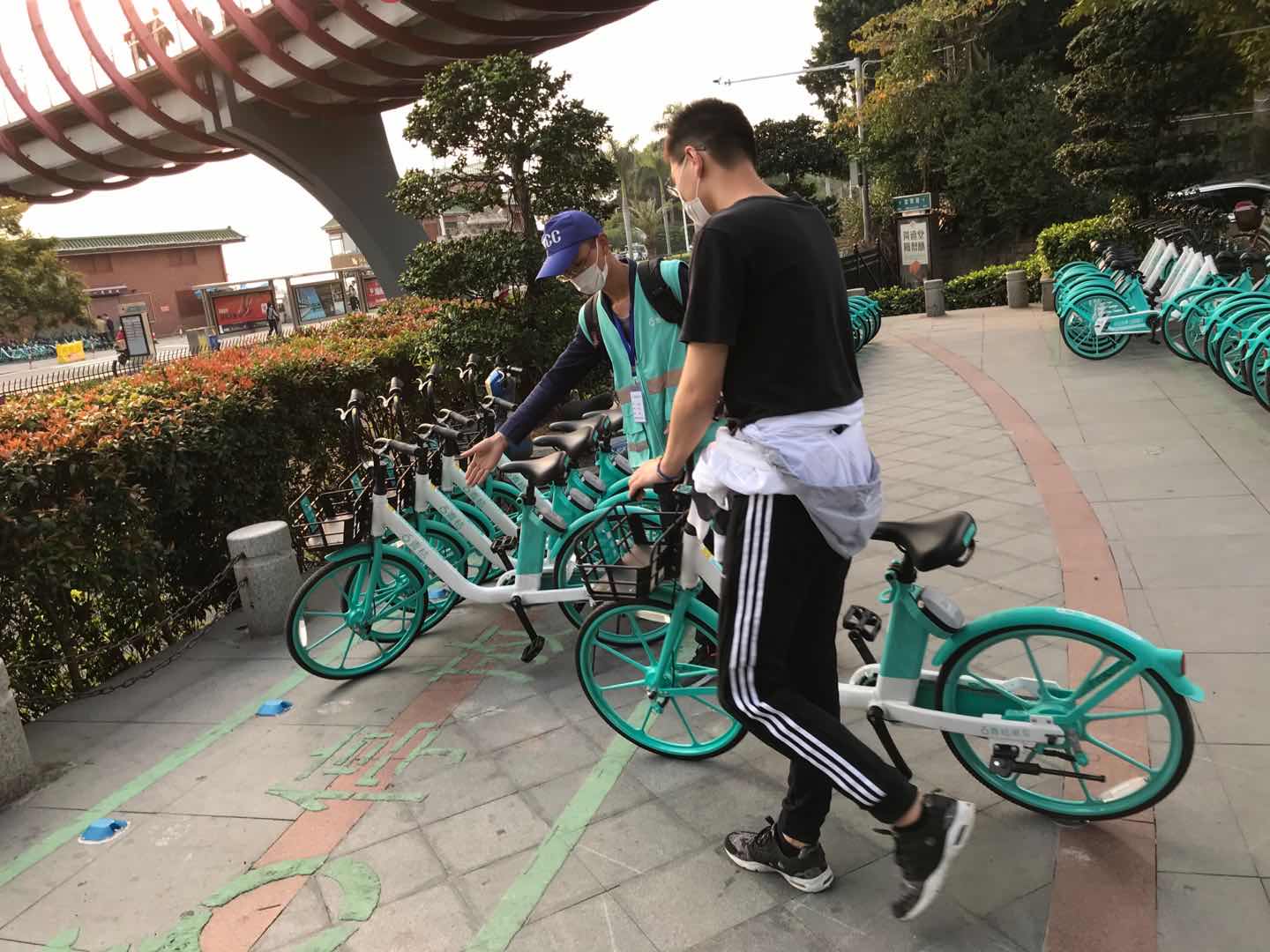 厦门单车运维小伙每天搬运车辆300辆，单日举铁