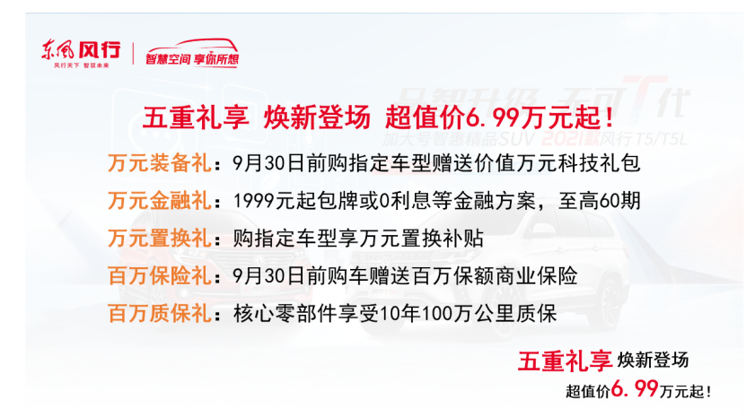 连闯五关体现性价比！全面解读新款东风风行T5/T5L