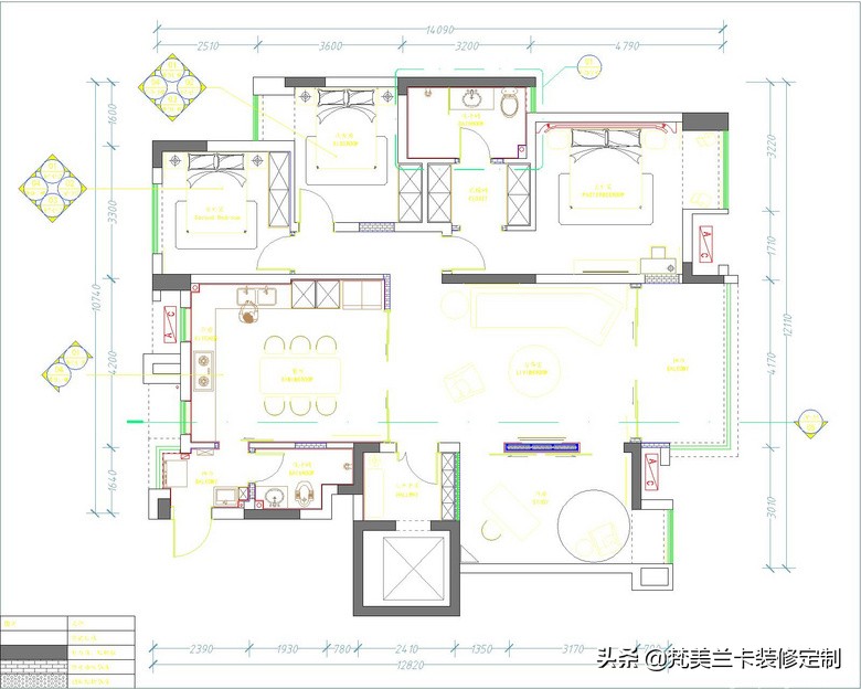 108㎡现代简约风，天生叛逆，花了35万打造黑暗系的意式轻奢