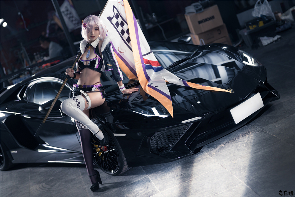 【cosplay】爱老师_PhD作品合集精选丨玛修-黑枪呆-同人赛车