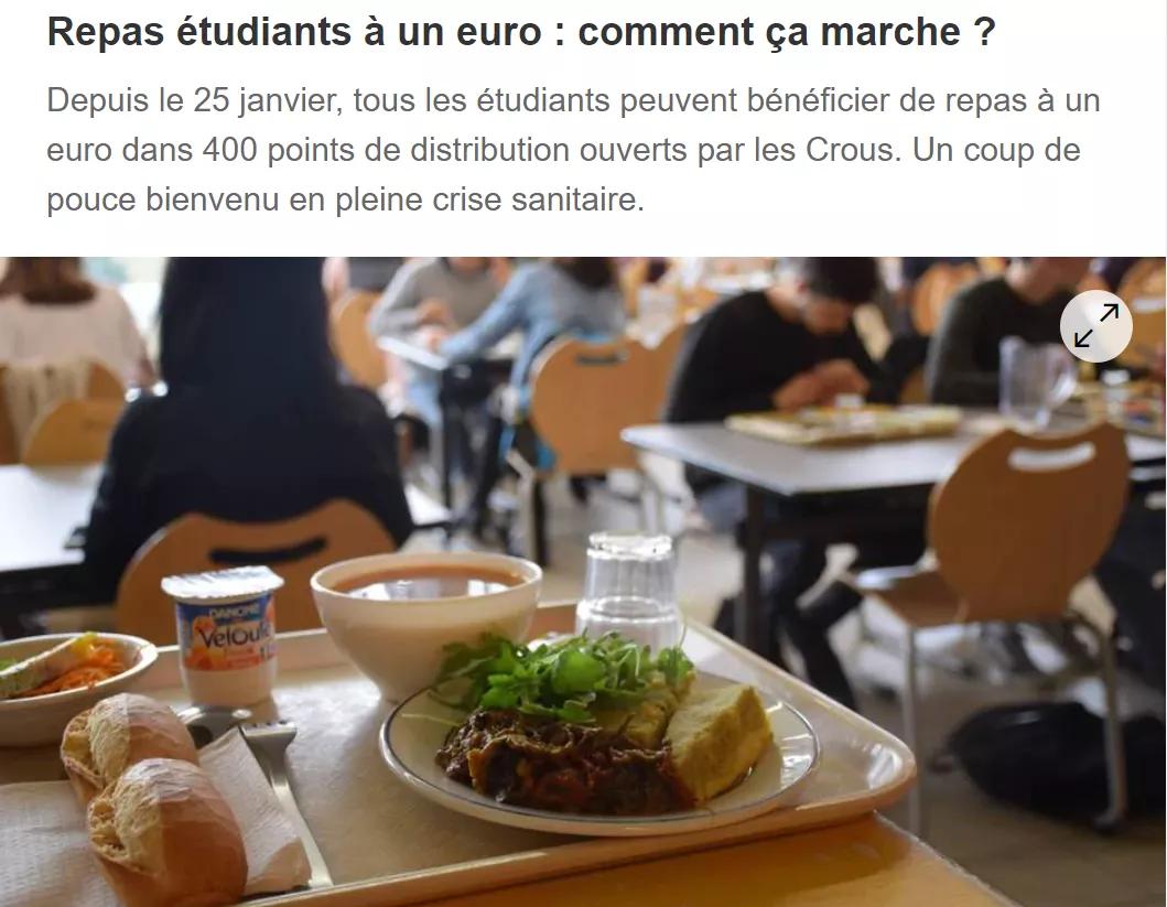 天下没有免费的午餐，但有1欧元的！还前菜主菜甜点一样不缺