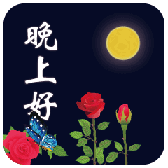 微信晚上好问候语句子 晚上好打招呼问候语图片