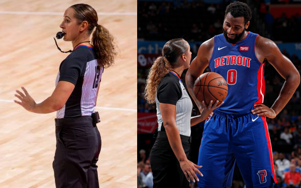 Too seductive!The NBA female referee has a stature, she is 33 years old ...