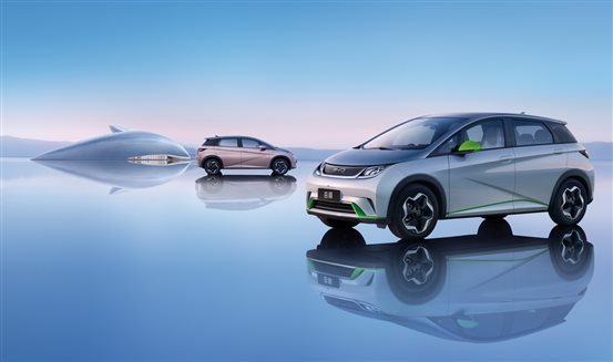 “十万级纯电精品”比亚迪海豚上市