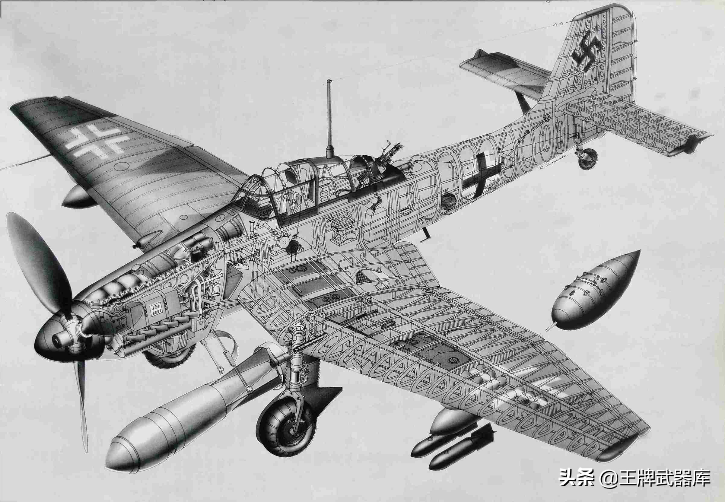 第三帝国的重锤，二战中的空中幽灵，Ju-87“斯图卡”俯冲轰炸机