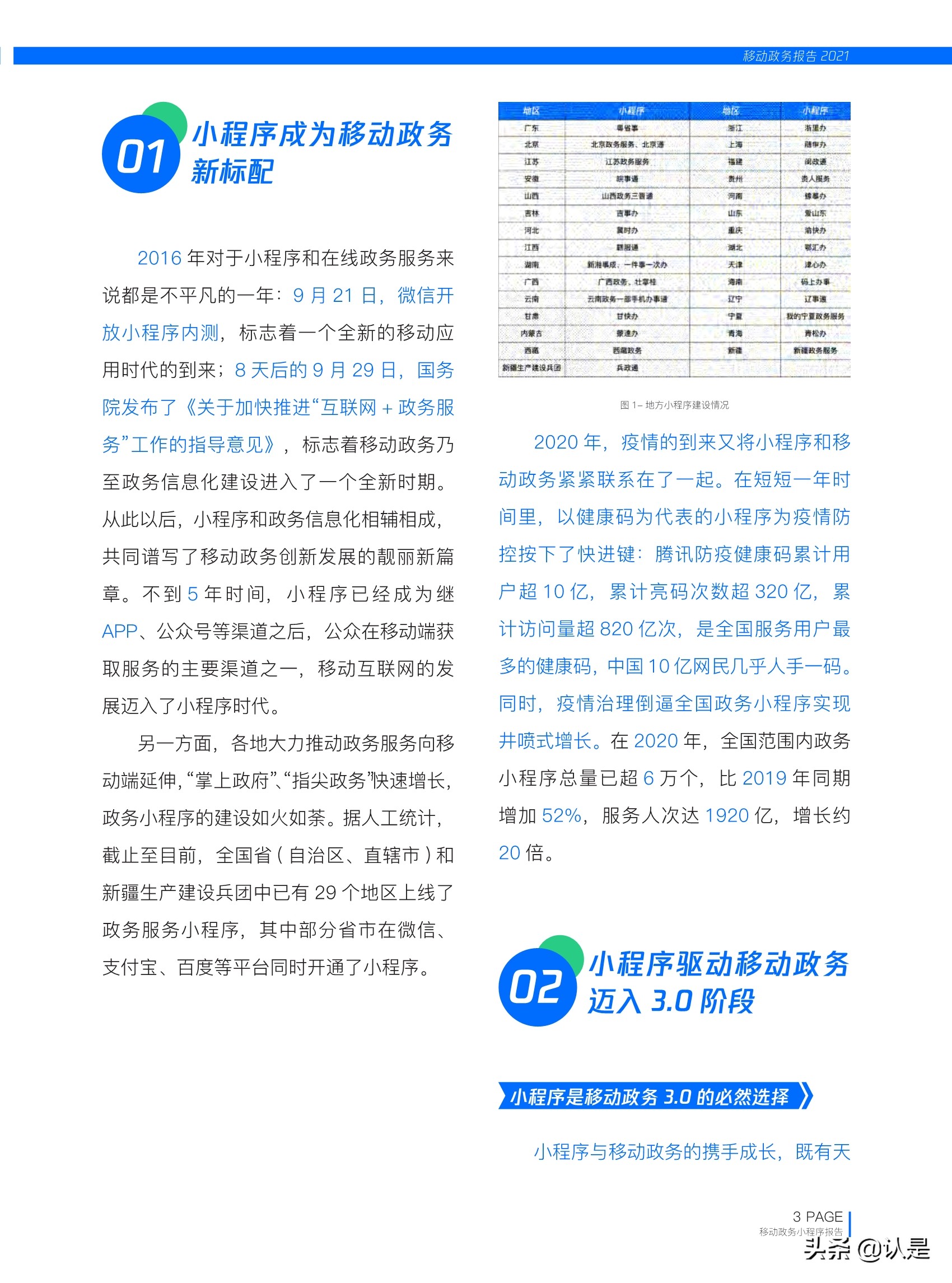 移动政务报告2021：小程序时代与移动政务