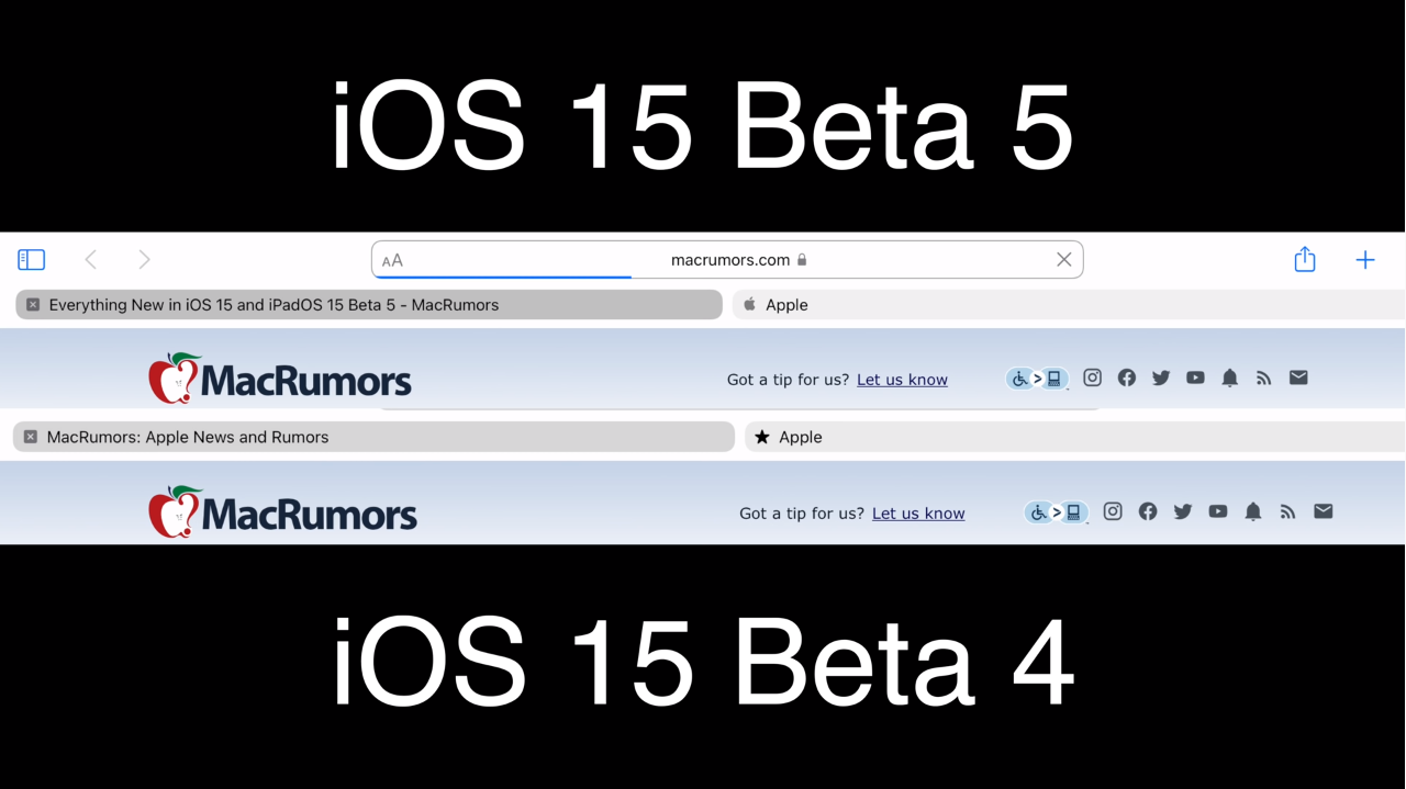 ios15 beta5已推送，来看看有哪些更新吧
