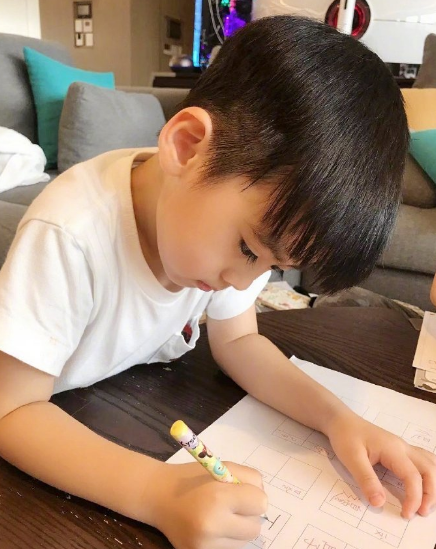 林志颖：为异卵双胞胎爱子5岁庆生，一个长得像