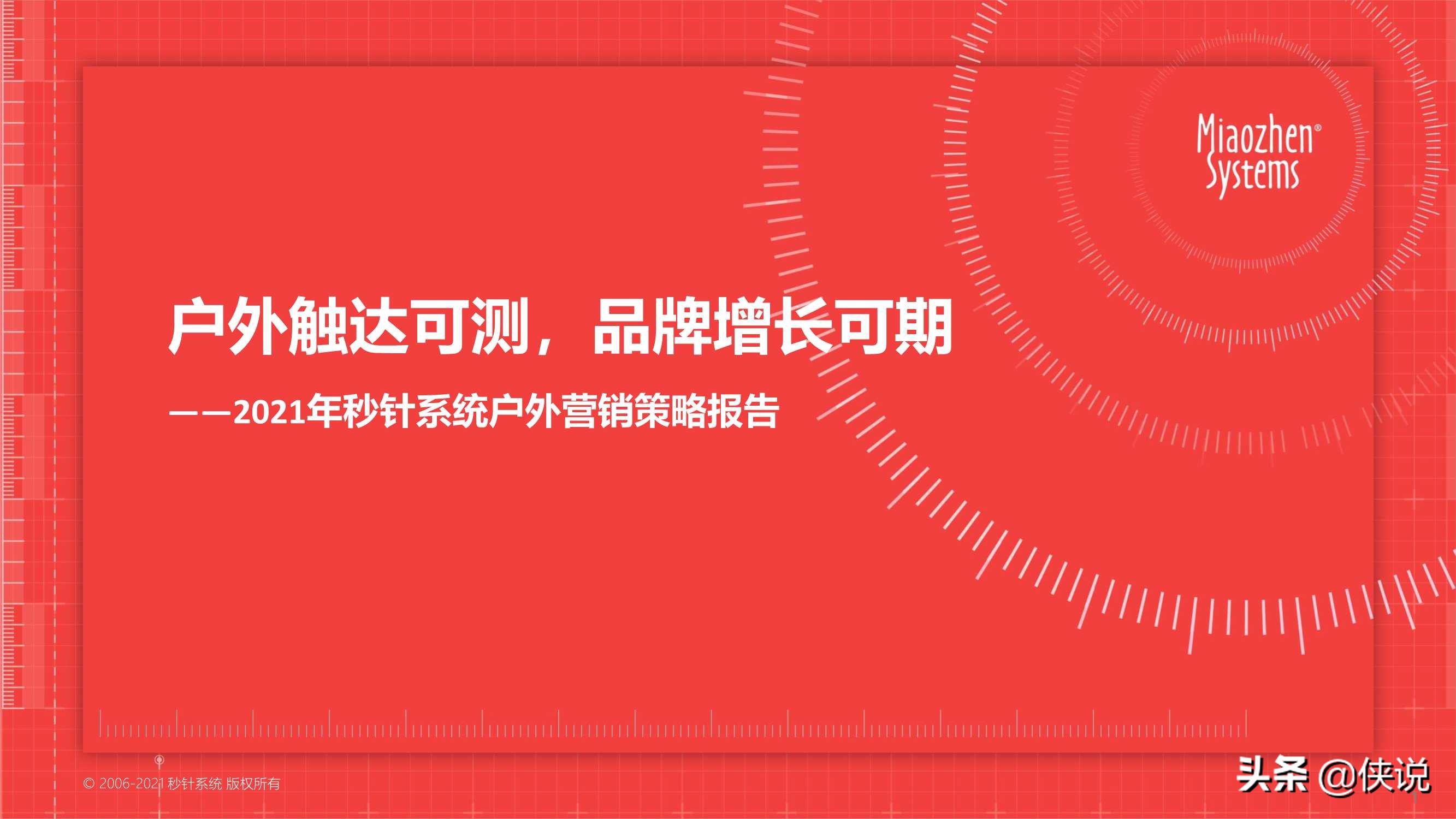 2021户外营销策略报告：户外触达可测，品牌增长可期（秒针）