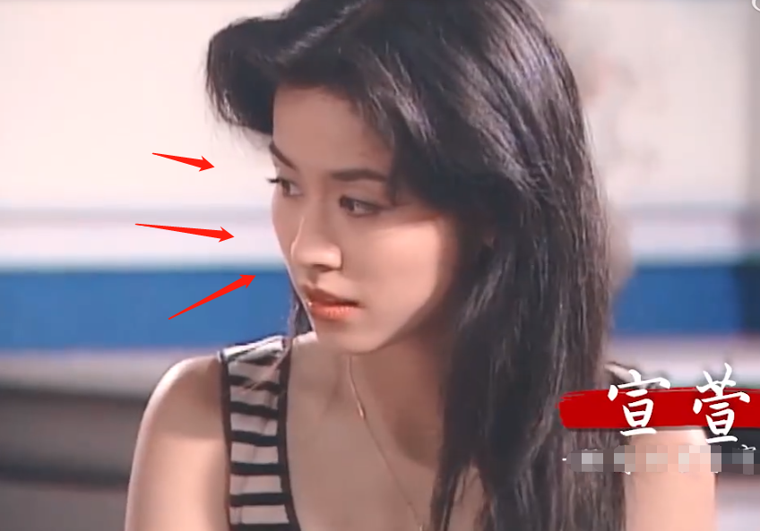 有人说宣萱拉低港女星颜值，那是大家都没注意过，她年轻时的模样