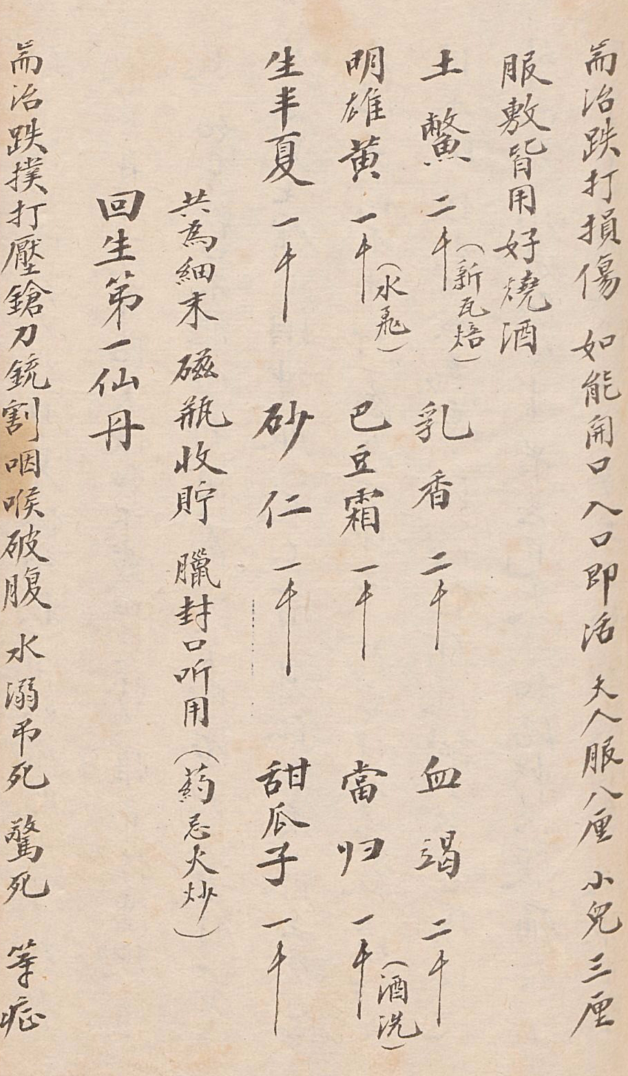 江湖郎中手写体“神效方”，字迹老辣，字画妍媚，遒劲有法，惊艳