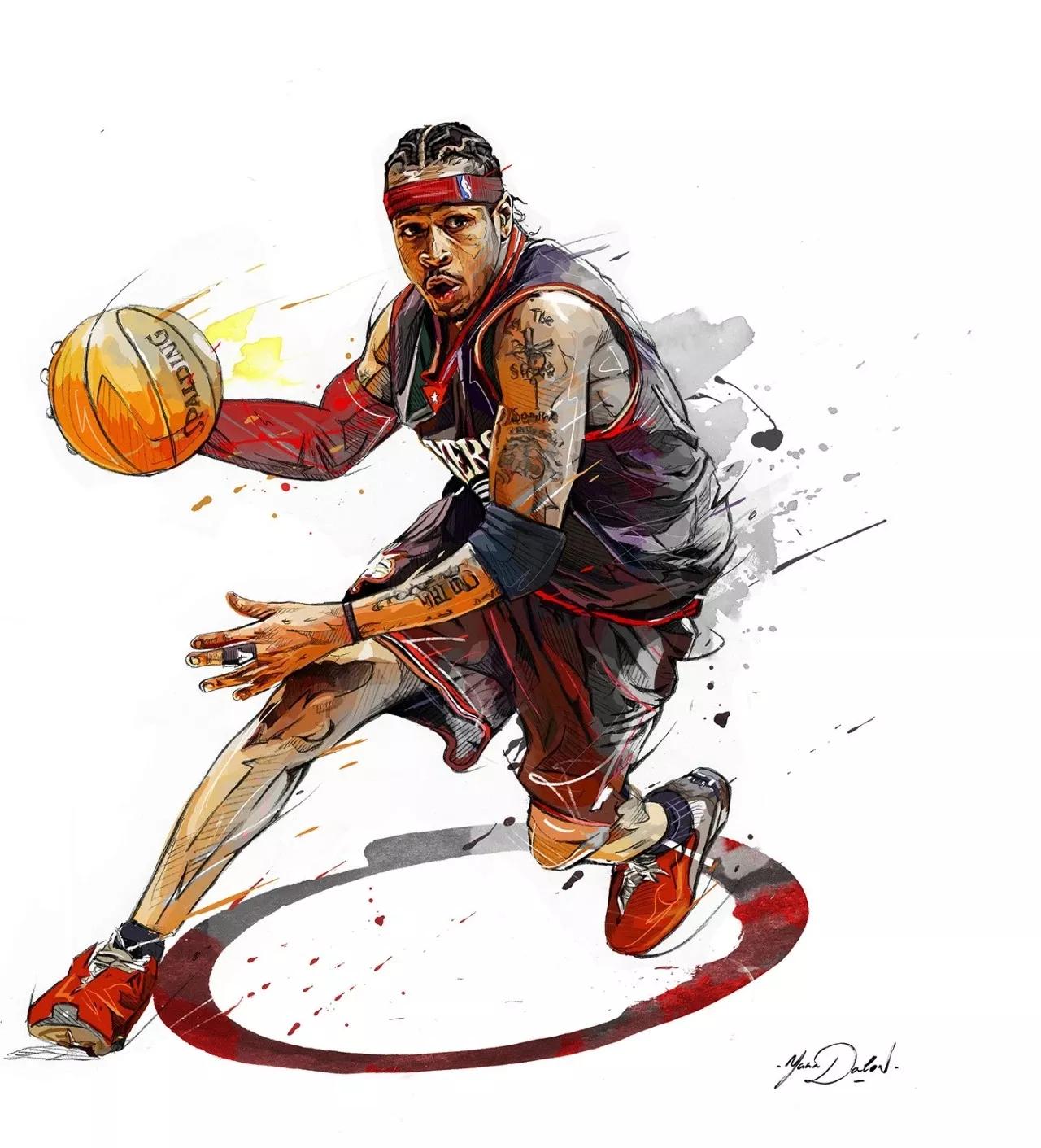 Nba全明星 高清漫畫壁紙 球星壁紙 Mdeditor
