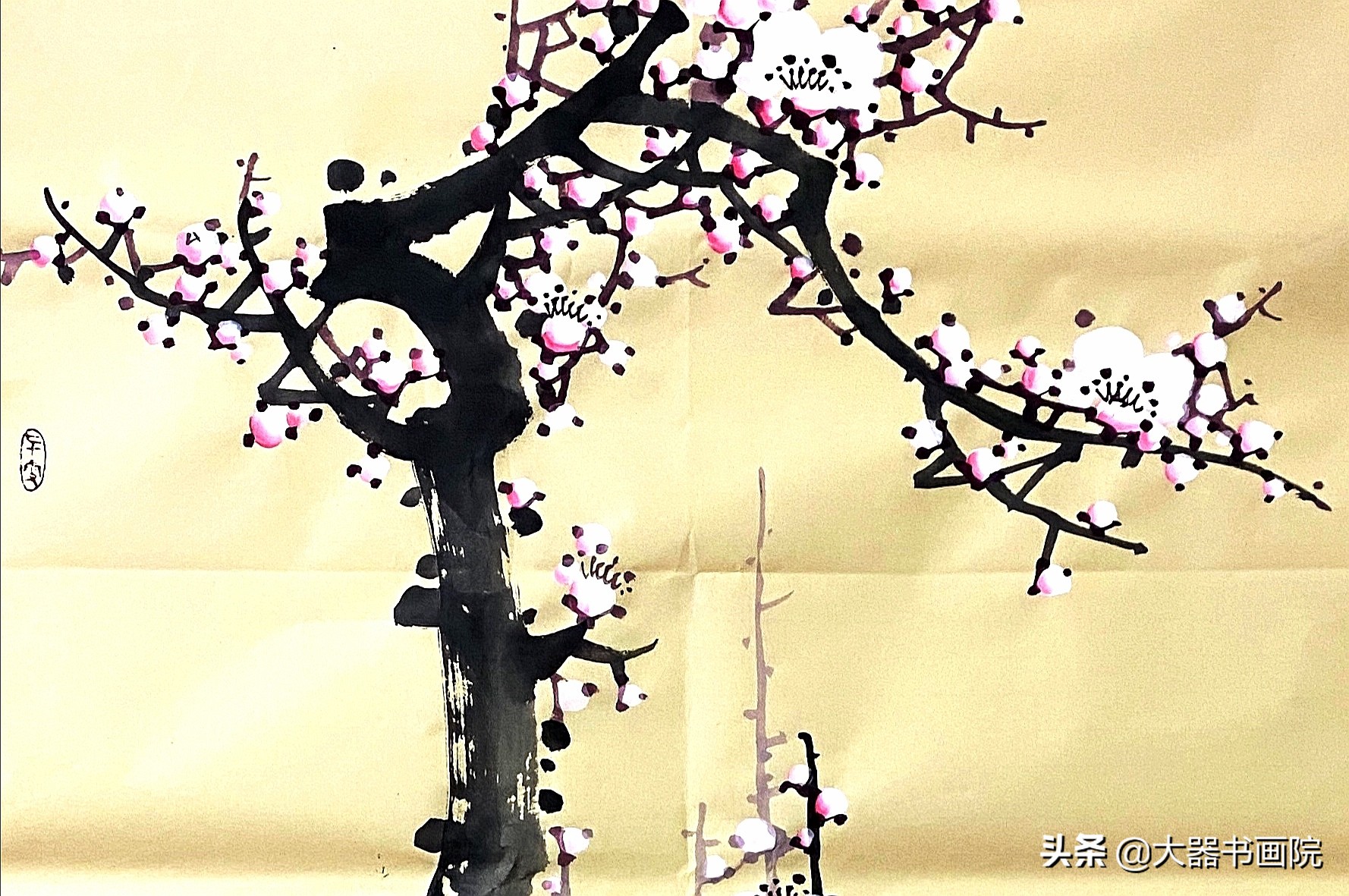 国画梅花教学100讲 画师教你一技巧 如此简单易学 资讯咖