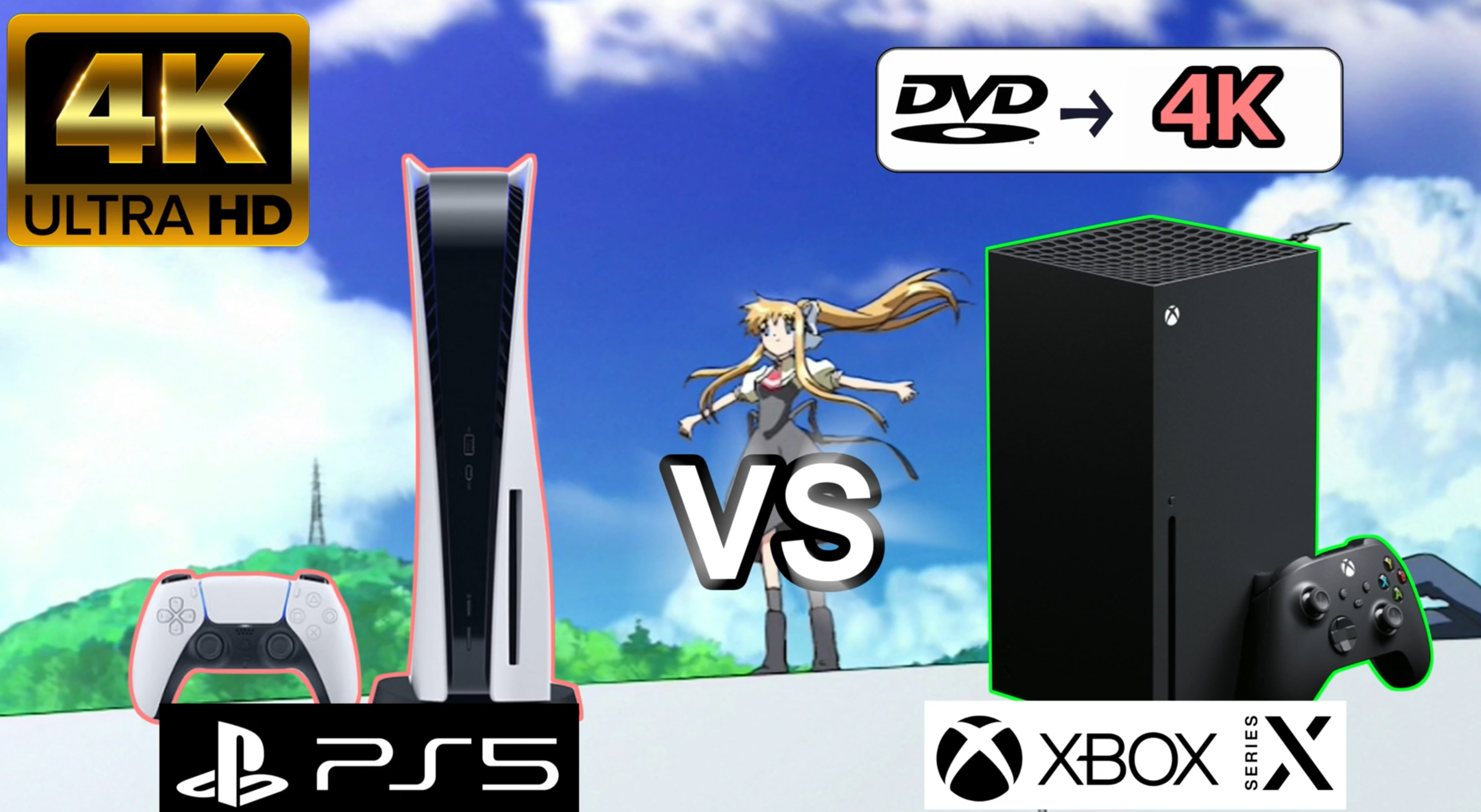 微軟出來「挨打」！PS5播放DVD畫面和XBOX SX對比