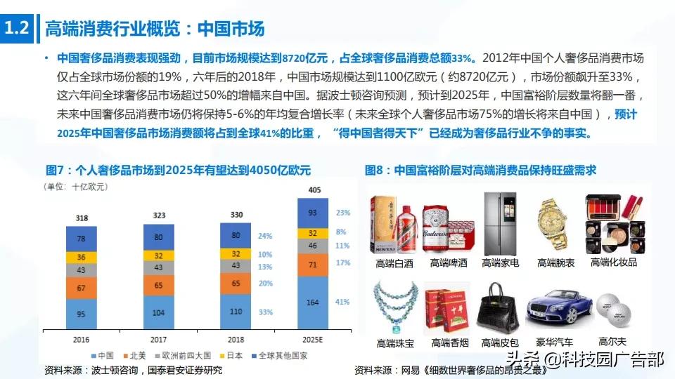2020年中国高端消费品专题报告