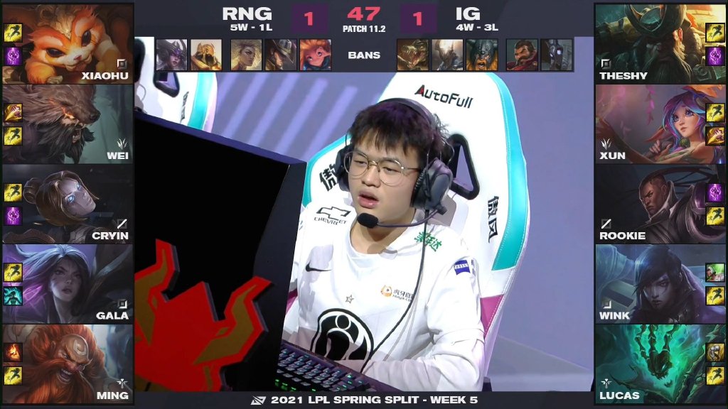 Palm of god of small tiger Buddha decides heaven and earth! GALA Ka Shachao is magical, RNG turns over dish of IG for two times